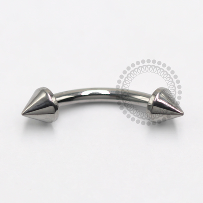 TN1501 Microbell Curved Spike Titanium ASTM F-136