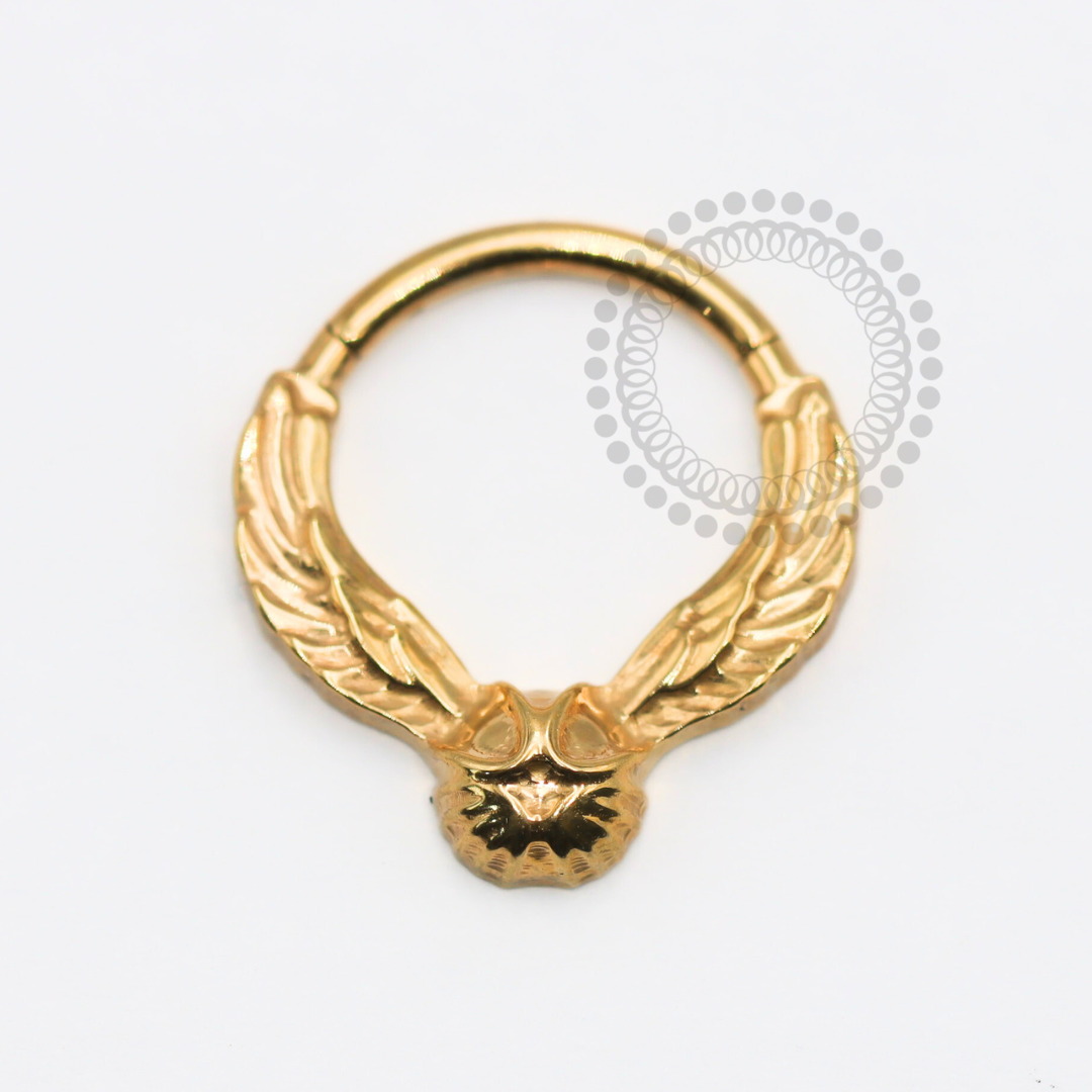 TN1770 Segmento Poro De Ouro Titânio PVD Gold