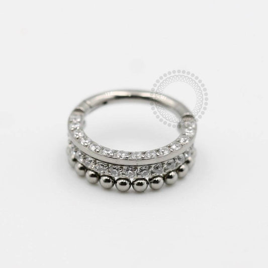 TN154 Segmento CZ Frontal-Lateral Esferas Titânio ASTM F136