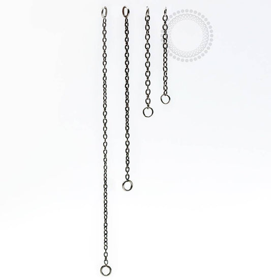 TN393 Corrente Fina Elo 0.5mm Titânio ASTM F136