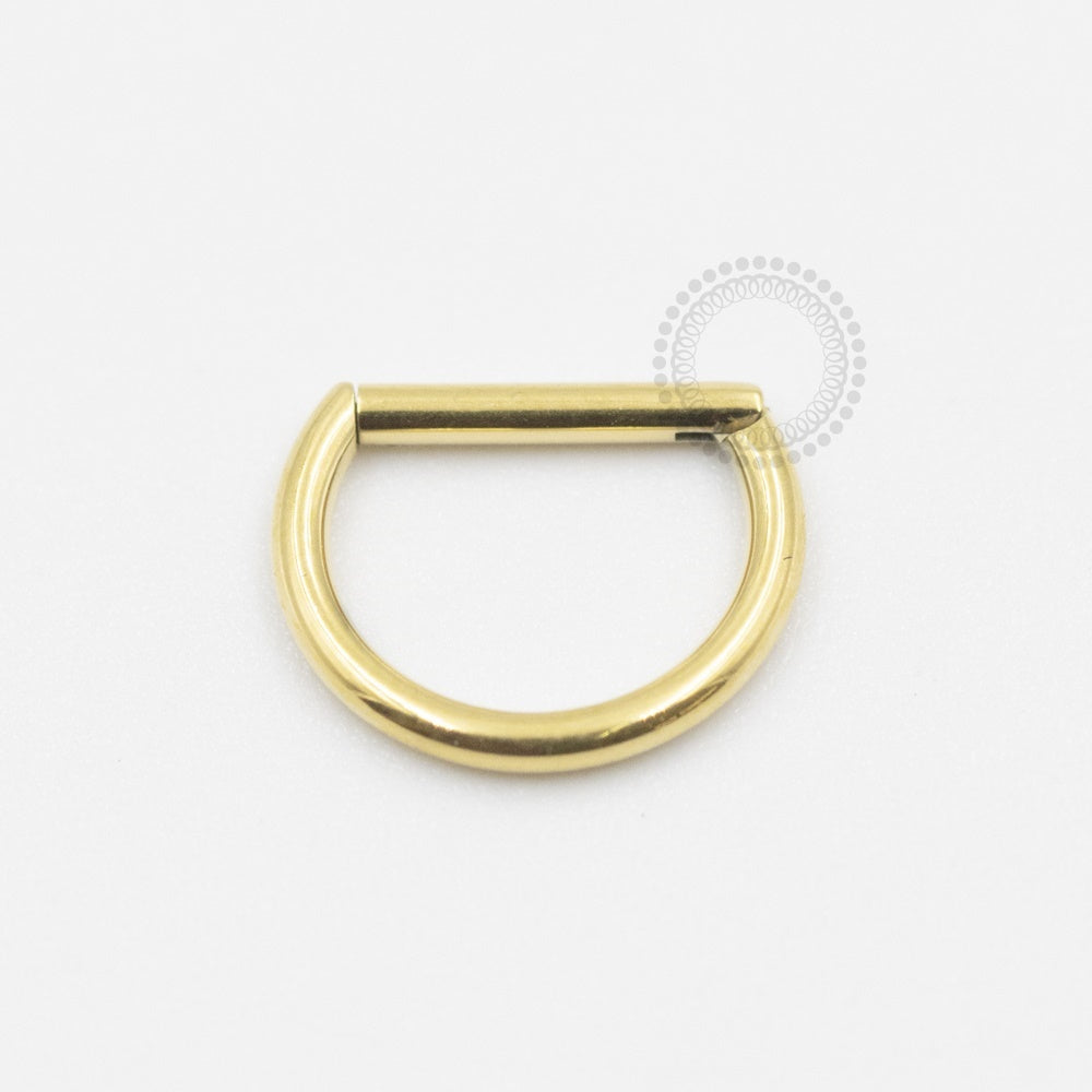 TN352 Segmento Haste Reta Titânio PVD Gold