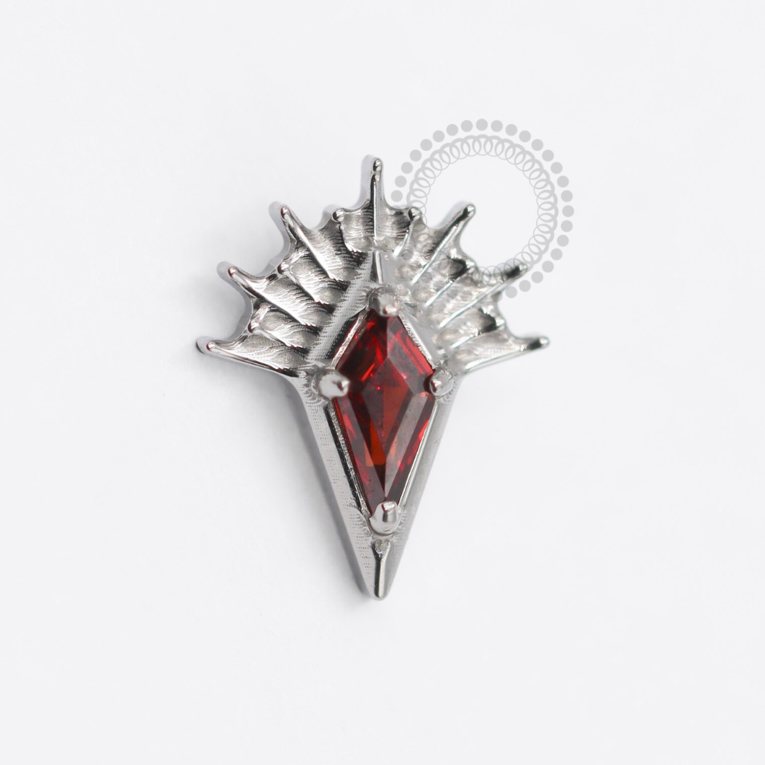 TN1808 Topo Losango Coroa de Zirconia Titânio ASTM-F 136