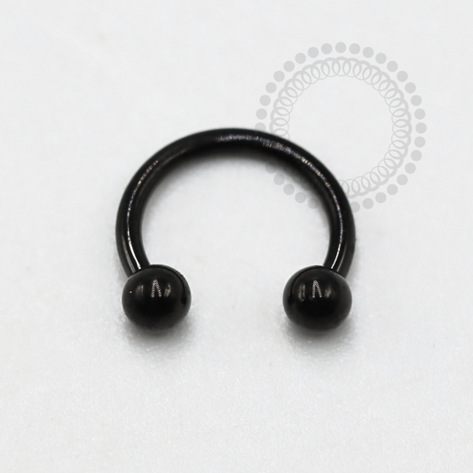 TN1188 Horseshoe Titanium PVD Black 