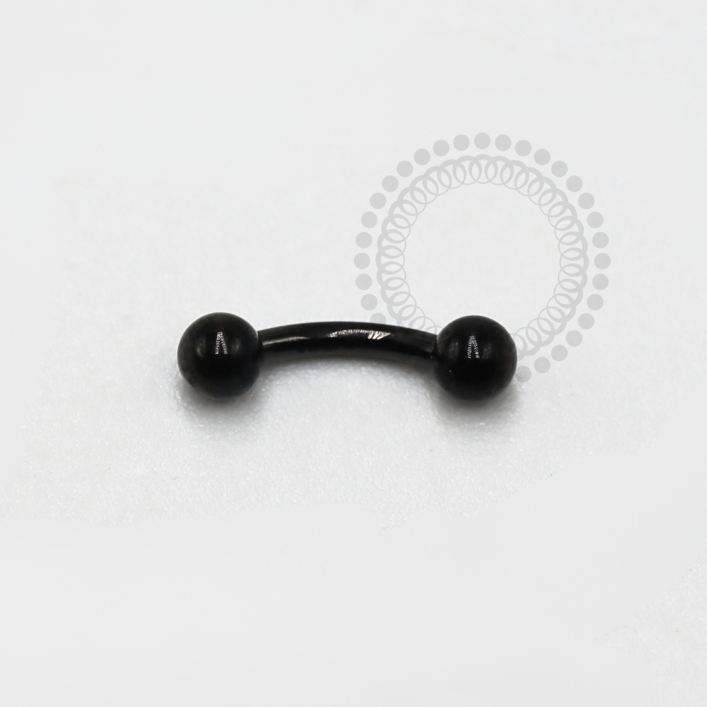 TN1189 Microbell Curved Titanium PVD Black 