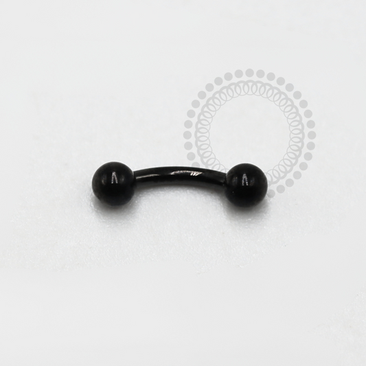 TN1189 Microbell Curved Titanium PVD Black 