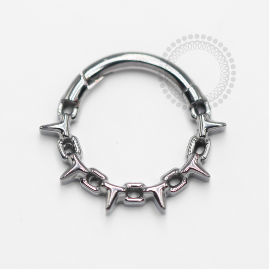 TN1274 Segmento Correntes e Espinhos Titânio ASTM F-136