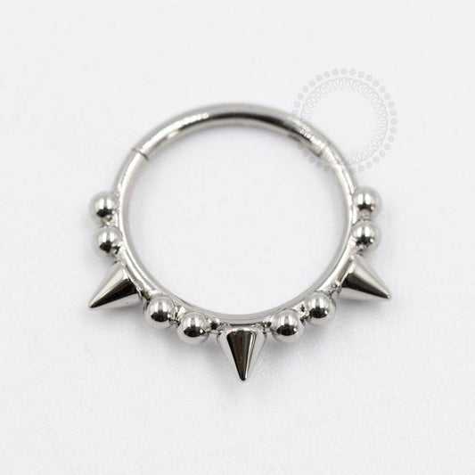 TN776 Segmento Esferas Três Spikes Titânio ASTM F136