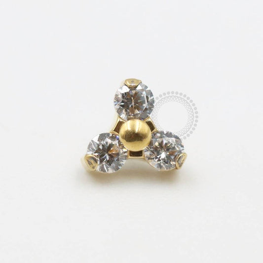 TN240 Top Trinity Zirconia Titanium PVD Gold 